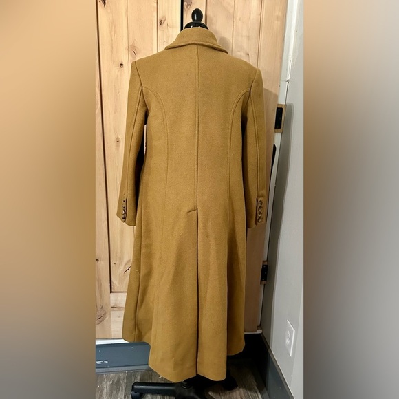 Free People Victoria Pleated Trench Coat Camel XS EUC - Picture 9 of 16